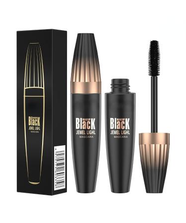 Waterproof 4D Silk Fiber Mascara in Black for Long  Full lashes that Last All Day