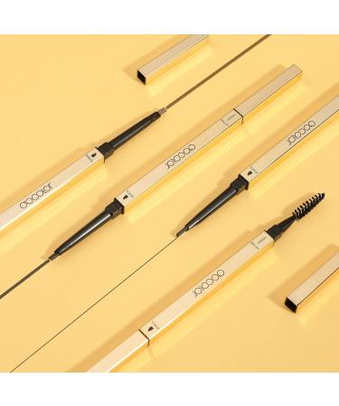 Docolor Waterproof Micro Eyebrow Pencil Duo, Soft Brown & Black - 2 Pack - Buy Online on GoSupps.com