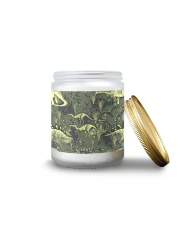 Lavender Candles for Home Scented Aromatherapy Jar Candles 7 oz Long Lasting Candles Scented Candles Gift Set for Women Perfect for Birthday Gifts Original Design with Dinosaur