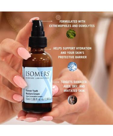 Isomers Forever Youth Moisture Cream - Extremophile Complex for Super Hydration - 55ml - Buy Online on GoSupps.com