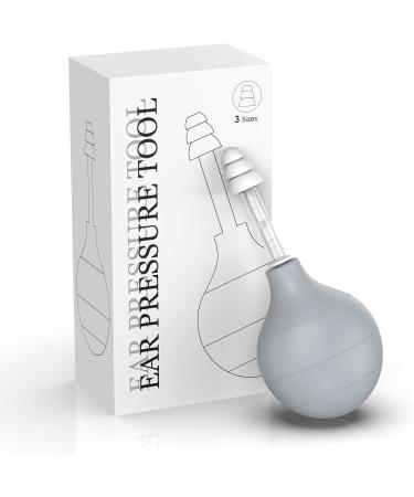 Ear Pressure Relief Suction Device Ear Pressure Tool Ear Tension Relief for Migraines Ear Pressure Regulator Ear Pressure Adjuster Head Pressure and Pain Relief by Inner Ear Pressure Grey