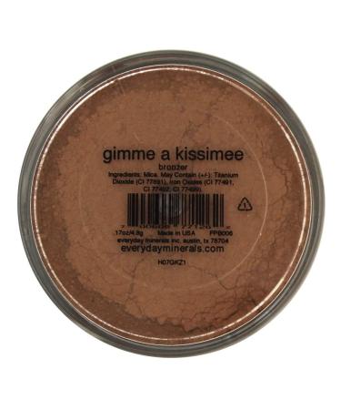 Everyday Minerals Gimme a Kissimmee Bronzer - Natural Organic Mineral Makeup Powder | Cruelty-Free Vegan Formula | Medium to Dark Complexions - Buy Online on GoSupps.com