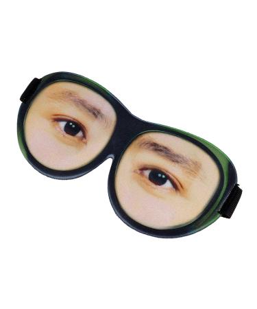 Gatuida Funny Eye Masks for Sleeping Travel Sleep Mask Travel Eye Mask Funny Sleep Mask Sleeping Helper Funny Eyeshade Kids Sleep Mask 3D Sleeping Eyeshade Glasses Real Person Child 1 Count (Pack of 1) As Shown