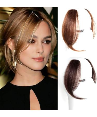 Bangs Hair Clip Bangs Hair for Women Two Side Fringe Bangs Clip in Natural Hair Extension 2 Piece Synthetic Soft Long Air Bangs Hairpiece Clip in Extensions Overhead Bang False Hair Bangs Clip in Hair AL06-07-2-30 - Buy Online on GoSupps.com