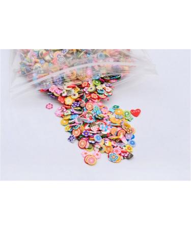 Pure Vie 10000 Pieces 3D Nail Art Fimo Canes Slices Polymer DIY Decoration Sticker #2 - Buy Online on GoSupps.com