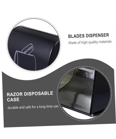 Lurrose 4-Piece Blade Storage Box | Safe Razor Blade Waste Container | Durable Autumn Iron Storage Case for Men - Buy Online on GoSupps.com