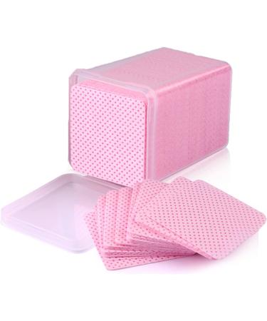 200pcs/set Cotton Pads Lint-Free Pads Nail Cleaning Wipes Pads Nail Cotton Removers Lint-Free Pads Bottle Mouth Pads Lint Free Pink - Buy Online on GoSupps.com