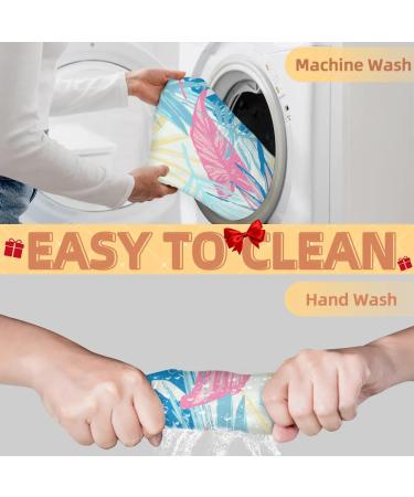 Colorful Tropical Leaf Beard Bib Apron - Waterproof Grooming Cape for Men | Perfect Gift - Non-Stick Hair Catcher with Suction Cups - Buy Online on GoSupps.com