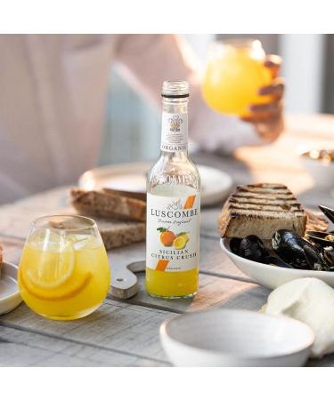 Luscombe Sicilian Citrus Crush (12x27cl) - Organic Sicilian Orange & Lemon Juice Vegan & Gluten Free - Devon Spring Water - Buy Online on GoSupps.com