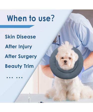 Blue Cat Cone Recovery Collar for Small, Medium, Large Dogs & Cats | Waterproof & Comfortable Anti-Bite Cone After Surgery | Lick & Wound Healing Protection - Buy Online on GoSupps.com