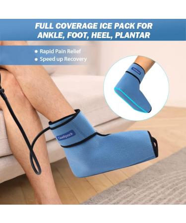 Comfpack Foot Ice Pack - Cold Compression Therapy for Plantar Fasciitis, Achilles Tendon, Heel Spur - Ankle Swelling Relief - Buy Online on GoSupps.com