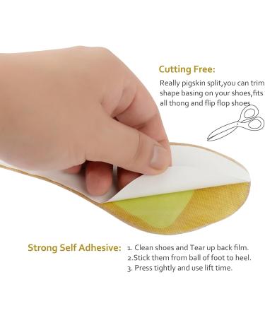 Buy Pigskin Non-Slip High Heel Cushion Inserts - 2 Pairs for Women (Sizes 5-8) - Arch Support & Pain Relief for Dress Shoes Flats Boots & Sandals - Buy Online on GoSupps.com