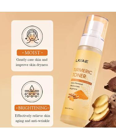  AILKE BOOST LUSTER AILKE Natural Turmeric Face Toner Brightening Hydrating Rejuvenate Skin Acne & Pimples Removal Clean Skin With Vitamin C For All Skin Types 100ml (Pack of 1) - Buy Online on GoSupps.com