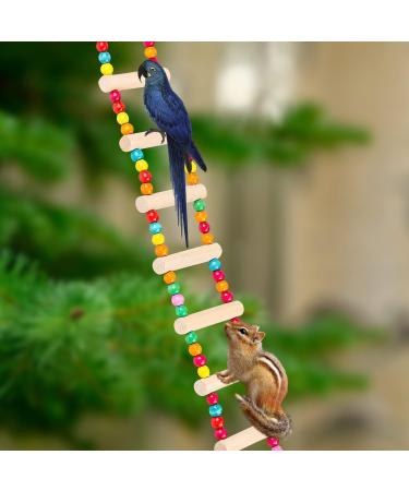 Wooden Bridge Ladder Swing for Birds - 12 Ladders 70x8 cm - Parrot Accessories & Toys - Buy Online on GoSupps.com