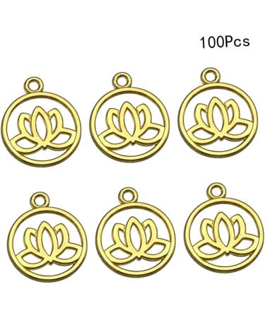VILLCASE 200 Pcs Charms Lotus Flower Crafts Making Hat Base for Making Hats Flower Charms Lotus Charm Side Release Buckle Buddha Charms for Lotus Bracelet Charms Yoga Charms Pendant Jewelry - Buy Online on GoSupps.com