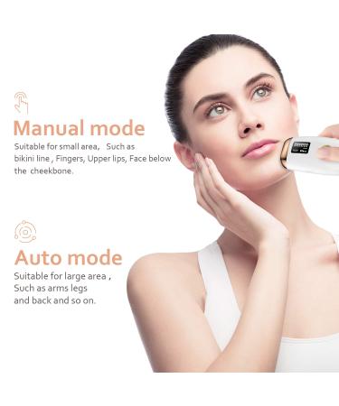 At-Home IPL Hair Removal Device | Painless Laser Hair Removal for Women and Men | 99,999 Flashes | Facial, Legs, Arms, Armpits, Whole Body Treatment | White - Buy Online on GoSupps.com