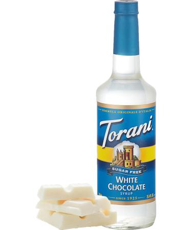 Torani Sugar-Free White Chocolate Flavour Syrup 750ml bottle 2 Pack transparent Glass Bottle 2 Pack - Buy Online on GoSupps.com