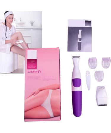 2-in-1 Wireless Epilator for Women - Full Body Hair Removal & Bikini Trimmer with Flexible Head for Wet/Dry Use - Buy Online on GoSupps.com