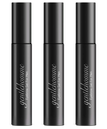 3 PCS Eyebrow Gel for Men Clear Brow Setting Waterproof Eyebrow Gel Transparent Hold & Fixing Gel with Spiral Brush Sculpting Shaping Brows & Facial Hair - Durable and Long Lasting 5 ml (3 Pack)