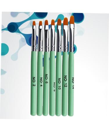 Healeved 2 Sets Nail Art Brush Pinceles Para U as Acrilicas Manicure Brush on Nail Kit Nail Tools Gel Nail Applicator Wood Nail Art Dotting Pen Tool Nail Art Pen Wooden Pole Acrylic Bamboo - Buy Online on GoSupps.com