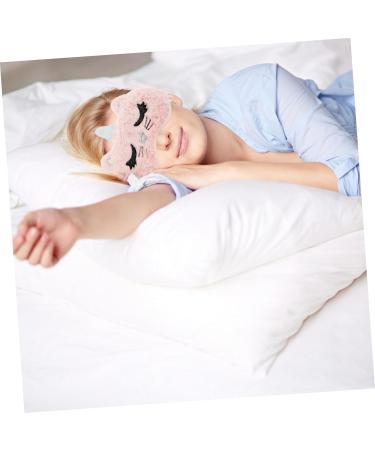 Beaupretty Cat Eye Mask - 4 Pcs Eye Protector for Men & Women | Portable Polyester in Pink & White | Perfect for Travel & Relaxation - Buy Online on GoSupps.com