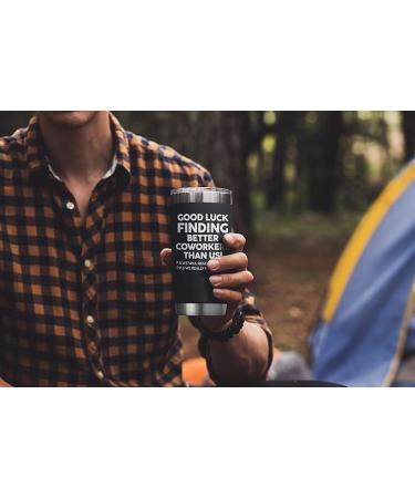 NewEleven Tumbler - Good luck coworker black- 20 Oz. - Buy Online on GoSupps.com