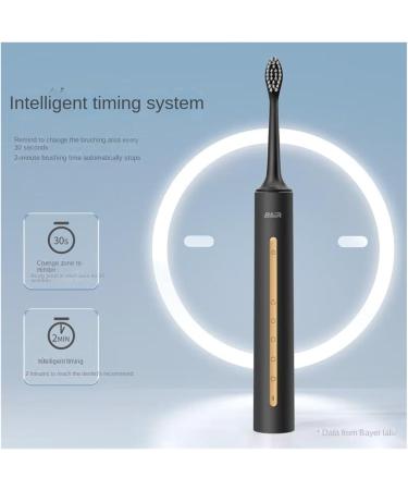BAIR A9 Electric Toothbrush - Sonic Rechargeable Vibrating Soft Bristle for Adults | Intelligent Automatic Toothbrush in Peach Powder - International Shipping Available - Buy Online on GoSupps.com