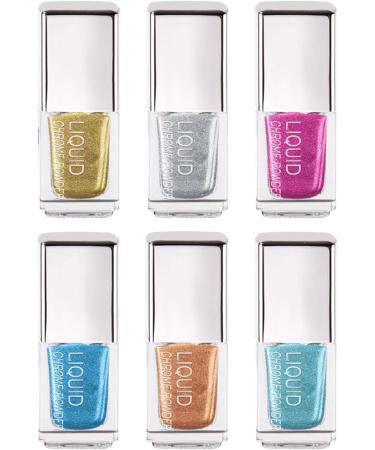 Lot de 6 poudres holographiques pour ongles - D coration artistique - Effet miroir m tallique - Pour manucure et p dicure 02style - Buy Online on GoSupps.com