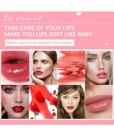 Hydrating Raspberry Plumping Lip Oil Set - Moisturizing Lip Gloss for Lip Care and Dry Lips - Buy Online on GoSupps.com