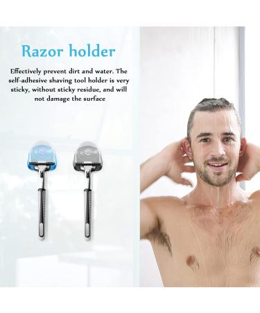 Minkissy 24 Bei-Shaver Holder with Suction Cup - Razor Stand for Shower & Bathroom | Space-Saving Wall Hook Organizer - Buy Online on GoSupps.com