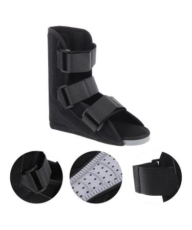 FOMIYES Ankle Straight Shoes - Foot Sprains & Fractures Support Adjustable Ankle Brace Pneumatic Boot for Broken Foot Comfortable & Durable (35X25X18CM Black - Buy Online on GoSupps.com