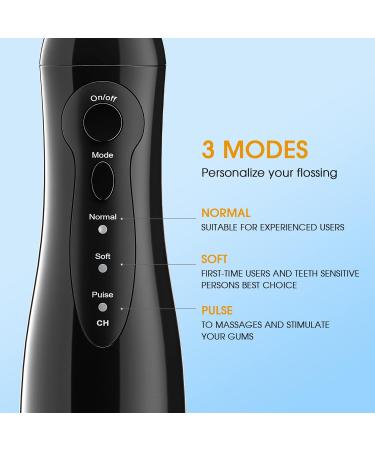 Wireless Electric Tooth Cleaner - 8 Attachments 3 Modes | 300ml Oral Irrigator for Orthodontic & Dental Care - Travel-Friendly - Buy Online on GoSupps.com