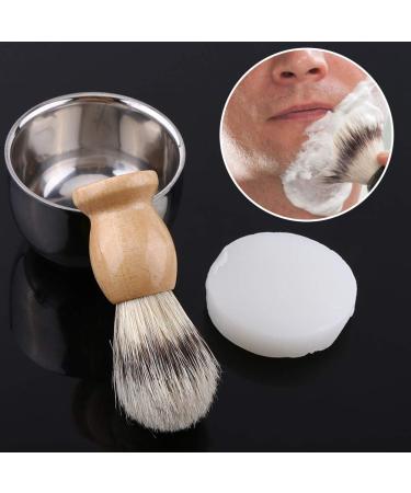 Classic Shaving Set for Men | Black Razor Holder Nylon Brush & Stainless Steel Bowl | Double-Sided Safety Razor | Luxury Grooming Kit - Buy Online on GoSupps.com