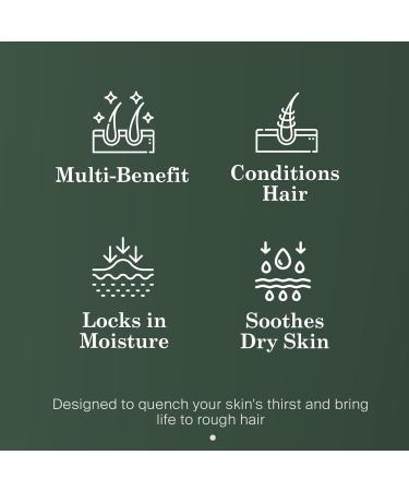 Tea Tree Hair and Body Moisturizer - Hydrating Lotion with Peptides Coconut & Avocado Oils - Daily Leave-In Conditioner for Men & Women - 8 oz - Buy Online on GoSupps.com