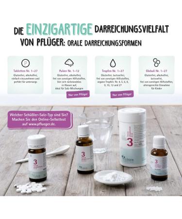 PFL GER Sch ler Salts No. 21 Zincum chloratum D6 - 400 Gluten-Free Tablets for Metabolic Activation - International Shipping Available - Buy Online on GoSupps.com