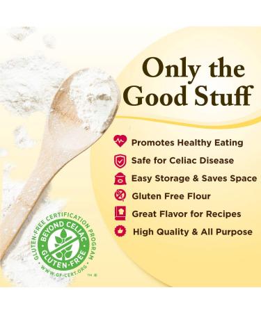 Gluten Free Mamas Almond Blend Flour - Non-Gritty, Great Flavor All Purpose Flour (4lb) - Buy Online on GoSupps.com