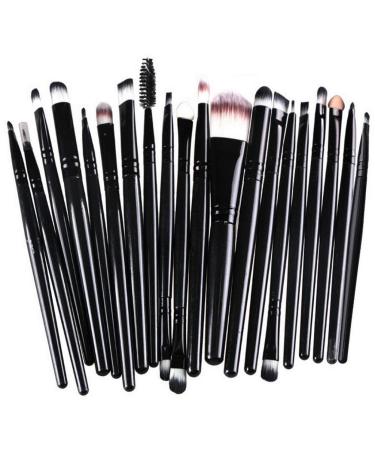 Makeup Brushes Pimoys Make up Brush Set 21 PCs Professional Face Eyeliner for Foundation Blush Concealer Eyeshadow with Travel Black