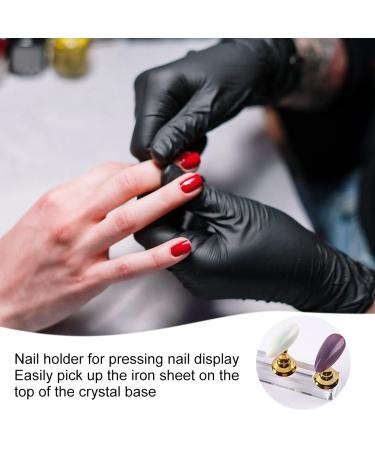 Liujzzj 2 Set Acrylic Nail Art Practice Stand | Magnetic Nail Tip Holder for DIY Manicure & Fingernail Display - Buy Online on GoSupps.com