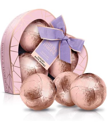 Baylis & Harding Jojoba Vanilla & Almond Oil Bath Bomb Heart Trio Gift Set - Vegan Friendly - Buy Online on GoSupps.com