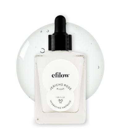 efilow Jericho Rose Biome Hydrating Facial Ampoule Moisture-Replenishing Face Serum for Dry Skin 10 Hyaluronic Acids & Peptides Vegan K-Beauty 1.69 fl oz (50 ml)