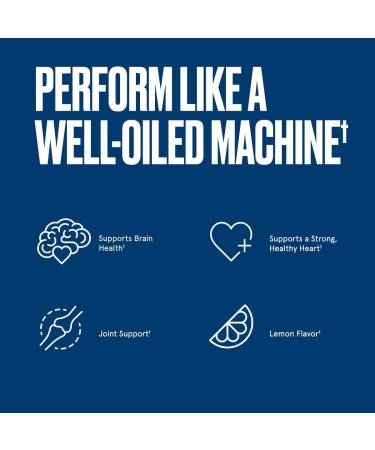 Bulletproof Lemon-Flavored Omega Krill Complex Softgels 120 Count Fish Oil Supplement for Brain and Heart Health - Buy Online on GoSupps.com