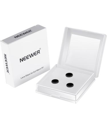 Neewer DJI Mavic Air 3-Piece Pro ND Filter Kit - ND4, ND8, ND16 - Multi-Coated Waterproof Aluminum Alloy Frame - Optical Glass - Black - Buy Online on GoSupps.com