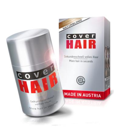 Cover Hair - Premium Streuhaar 14G |Pour hair for hair sealing and stake cathination |Authentic look for men and women |100% natural natural blonde 14g