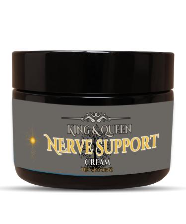 Nerve Comfort Cream Tingling & Foot-Calf Soothing Support | Alpha Lipoic Acid Magnesium Berberine Cinnamon Bark | Nerve Support 4 oz King & Queen Wellness