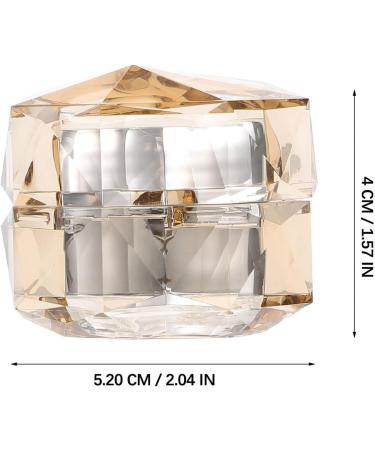 FRCOLOR Crystal Cream Jar 3 Pieces Empty Refillable Cosmetic Jars Makeup Jars Face Cream Jars Travel Lotion Containers (15G) - Buy Online on GoSupps.com