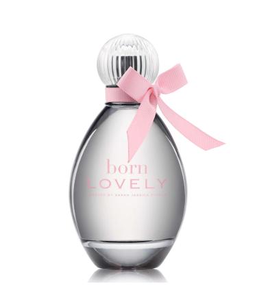 SJP Born Lovely Lush Sweet Elegant Amber Floral Eau De Parfum Spray Fragrance for Women - Mandarin Peony Honeysuckle and Freesia - Intense Long Lasting Scent - 1.7 oz 1.7 Ounce (Pack of 1)