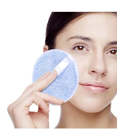 FRCOLOR 3Pcs Makeup Remover Pads - Soft Cleansing Cotton Round Beauty Sponge for Effortless Makeup Removal - Buy Online on GoSupps.com