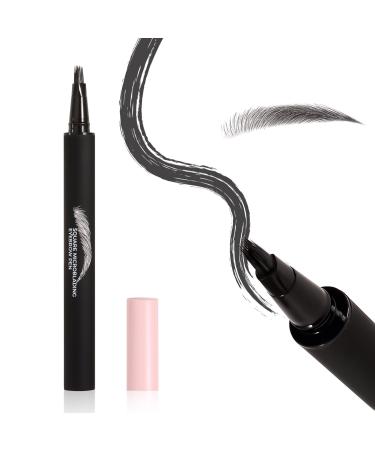 Boobeen Crayon sourcils imperm able crayon sourcils pour microblading crayon sourcils liquide longue dur e pais et lisse pour des sourcils naturels comme des cheveux 1 unit (Lot de 1) NOIR