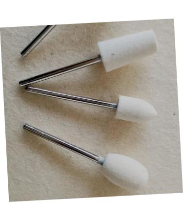 Beaupretty 1Set nail polish grit file sanding rings extension nail driller rotary polishing file nail file electric resin kit cleaning kit Nail Drill Bit manicure wool polisher to rotate - Buy Online on GoSupps.com