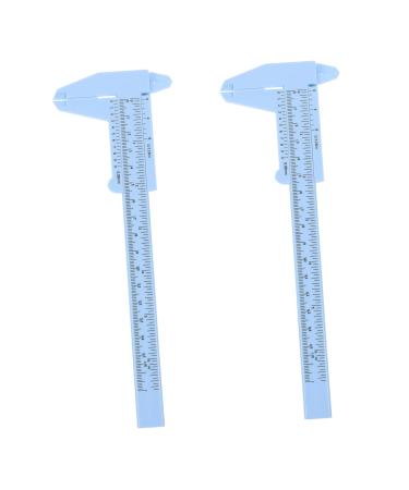 Beavorty Multitools 2pcs Eyebrow Ruler Guitar Kits Cosmetic Caliper Flexible Eyebrow Measure Musical Instrument Miss